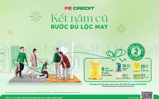 Kết năm cũ, rước đủ lộc may cùng FE CREDIT