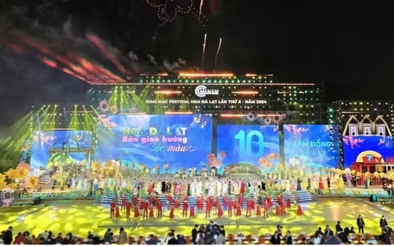 Lâm Đồng: Tưng bừng khai mạc Festival Hoa Đà Lạt lần thứ 10 - năm 2024