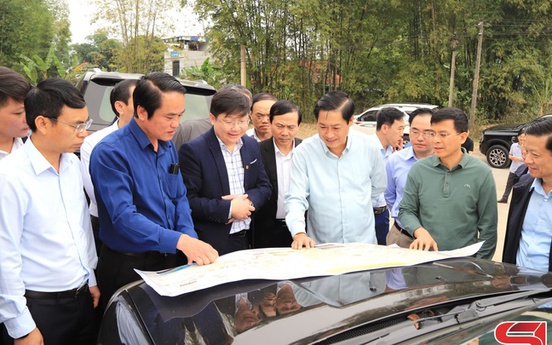 Sơn La: Đồng chí Bí thư Tỉnh ủy kiểm tra công tác chuẩn bị đầu tư tuyến đường cao tốc Hòa Bình - Mộc Châu