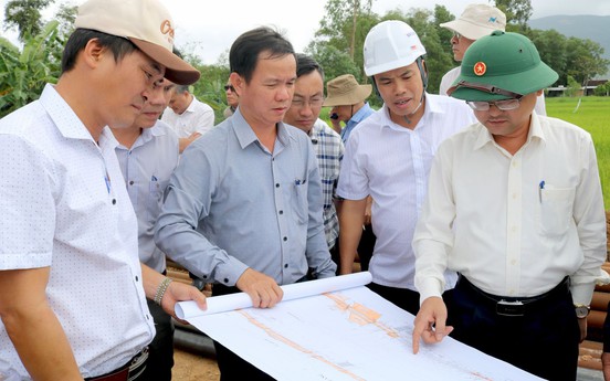Bình Định: Lãnh đạo tỉnh trực tiếp kiểm tra tiến độ một số dự án giao thông trên địa bàn