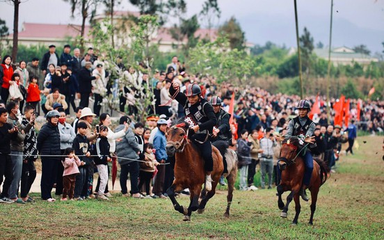 Sôi động Giải Đua Ngựa Shanrila Mường Lò đầu tiên tại Nghĩa Lộ, Yên Bái
