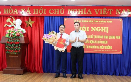 Quảng Nam có tân Giám đốc sở Tài nguyên và Môi trường