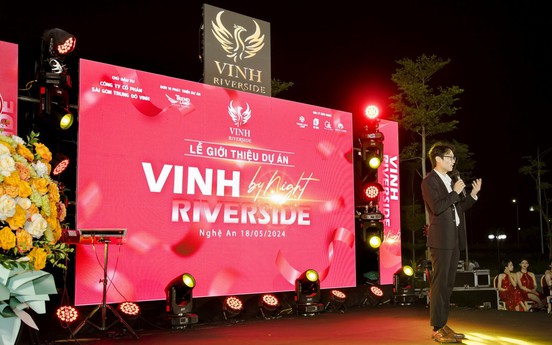 Bùng nổ từng khoảnh khắc trong sự kiện Lễ giới thiệu dự án "Vinh Riverside By Night"