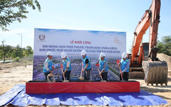 Khánh Hoà: Chủ đầu tư KN Cam Ranh khởi công xây dựng khu nhà phố Para Grus