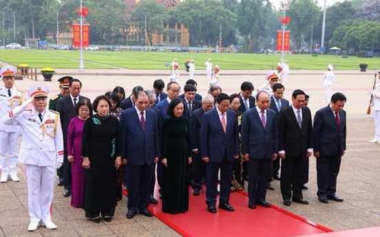 Lãnh đạo Đảng, Nhà nước vào Lăng viếng Chủ tịch Hồ Chí Minh