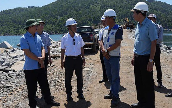 Thừa Thiên Huế: Đẩy nhanh tiến độ thi công Dự án đê chắn sóng cảng Chân Mây giai đoạn 2