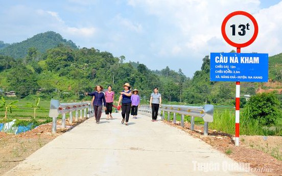 Tuyên Quang: Na Hang có 6 cây cầu mới được phê duyệt xây dựng