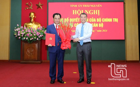 Ông Trịnh Việt Hùng giữ chức Bí thư Tỉnh ủy Thái Nguyên