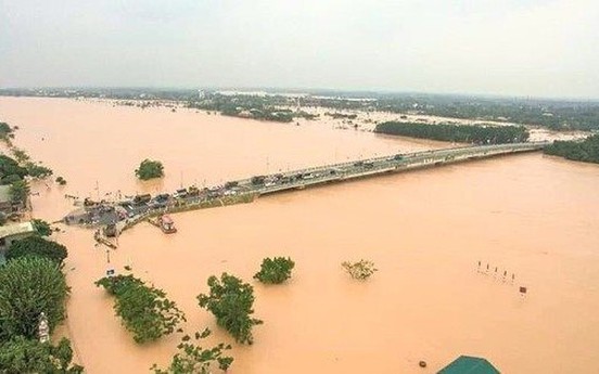 Thái Bình: Ban hành công điện khẩn khi mực nước lũ các sông đang lên