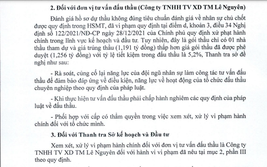 Long An: Một công ty tư vấn đấu thầu “dính” nhiều sai phạm