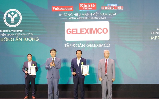 Geleximco được vinh danh Top 10 Thương hiệu mạnh - Tăng trưởng ấn tượng 2024