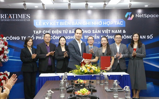 Tạp chí điện tử Bất động sản Việt Nam ký kết hợp tác với CTCP Công nghệ và Truyền thông Không gian số