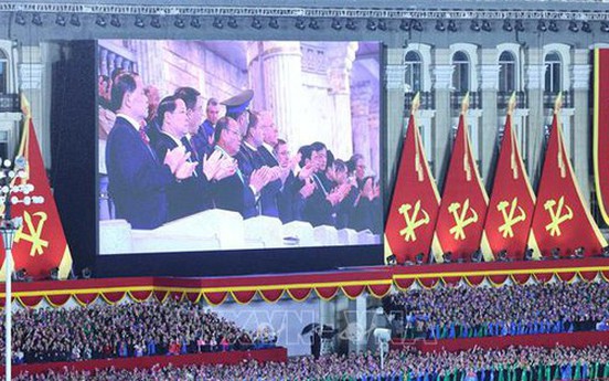 Tổng Bí thư Tô Lâm dự Lễ duyệt binh kỷ niệm 80 năm thành lập Đảng Lao động Triều Tiên