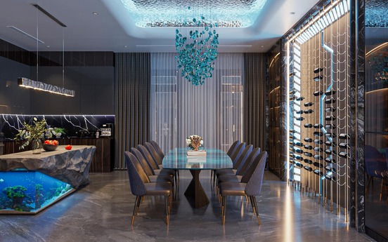 Biệt thự bạc tỷ của vợ chồng Phương Oanh và Shark Bình giữa lòng Thủ đô: Thiết kế phong cách châu Âu sang trọng, có hồ bơi riêng
