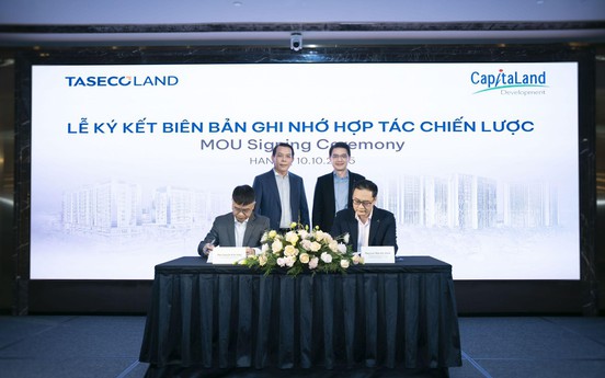 “Cú bắt tay” giữa ông lớn bất động sản ngoại CapitaLand và năng lực nội Taseco Land: Tín hiệu vui cho thị trường bất động sản