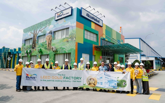 Nhà máy AkzoNobel tại Bình Dương nhận chứng chỉ LEED Gold từ Hội đồng Công trình Xanh Hoa Kỳ