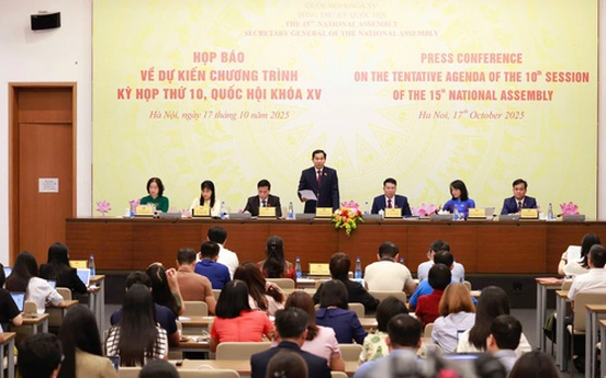 Kỳ họp thứ 10, Quốc hội khóa XV chính thức khai mạc vào sáng ngày 20/10