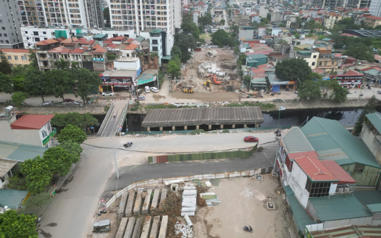 Bắt đầu khởi động lại cây cầu thuộc tuyến đường nghìn tỷ 'đắp chiếu' nhiều năm giữa lòng Hà Nội