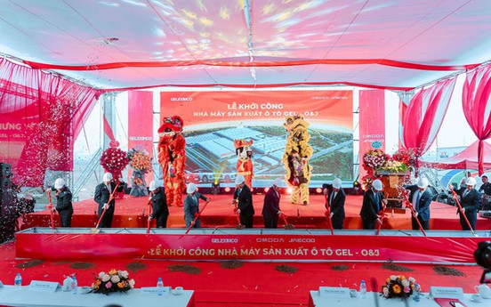 Tập đoàn Geleximco khởi công nhà máy sản xuất ô tô vốn đầu tư 319 triệu USD tại Hưng Yên