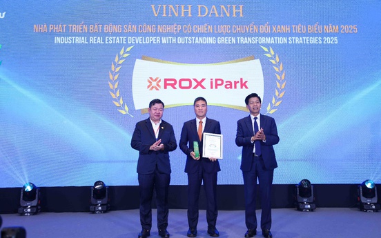 ROX iPark được vinh danh là “Nhà phát triển Bất động sản công nghiệp có chiến lược phát triển xanh tiêu biểu năm 2025”