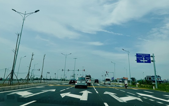 Tuyến đường ven biển 6.400 tỷ đi qua 5 huyện của Nam Định cũ thông xe trước kế hoạch