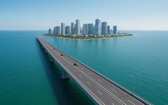 Vingroup đề xuất làm tuyến đường vượt biển nối từ khu đô thị lấn biển Cần Giờ, TP. HCM ra chỉ đạo nóng