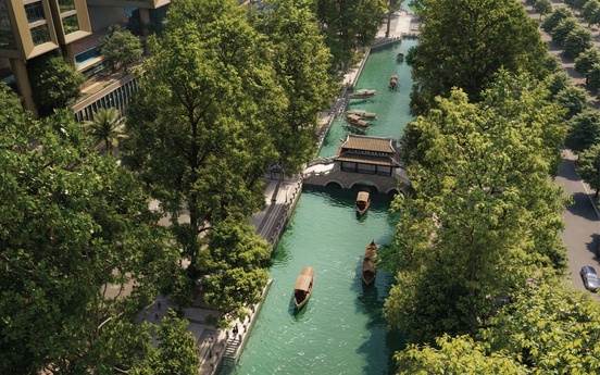 Bất động sản mặt nước tiếp đà khan hiếm, một dự án của Sunshine Group hé lộ dòng dinh thự đảo siêu sang