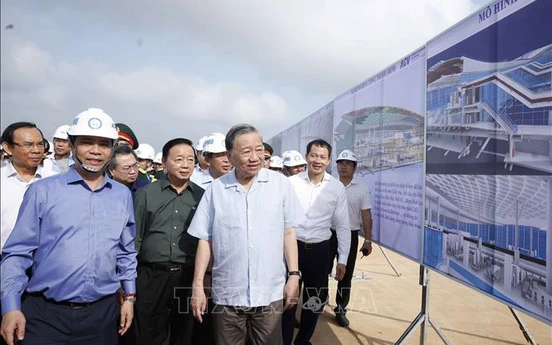 Tổng Bí thư Tô Lâm thăm Dự án Cảng Hàng không quốc tế Long Thành