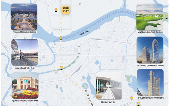 Thông báo thi tuyển phương án kiến trúc công trình 41 tầng tại khu đô thị Bắc sông Cấm, Hải Phòng