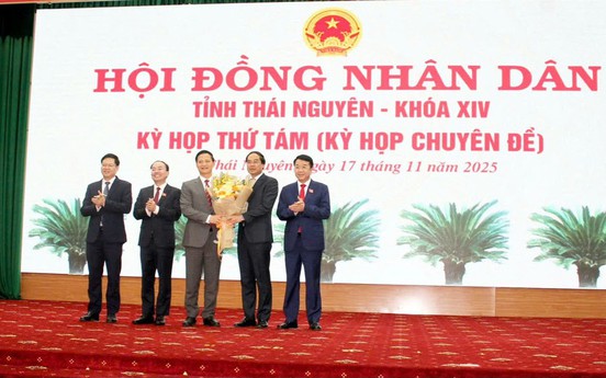 Ông Vương Quốc Tuấn được bầu giữ chức Chủ tịch UBND tỉnh Thái Nguyên