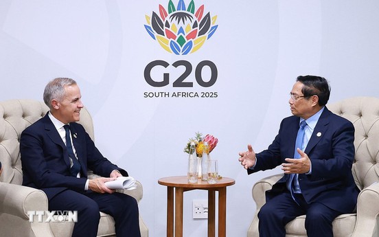 Thủ tướng Phạm Minh Chính gặp gỡ lãnh đạo các nước bên lề Hội nghị G20
