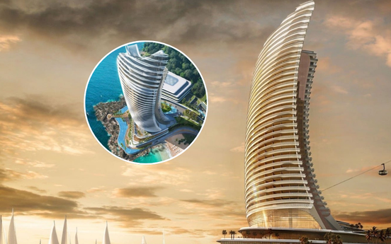 Việt Nam sắp có thêm tòa tháp chọc trời vươn mình ra biển: Bao phủ bởi kính cong phản quang, biểu tượng kiến trúc mới tại đặc khu lớn bậc nhất cả nước