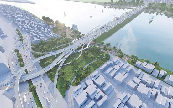 Cầu 16.000 tỷ giảm gánh nặng cho cầu Vĩnh Tuy, Chương Dương đã có hạng mục hình thành sau 1 tháng khởi công