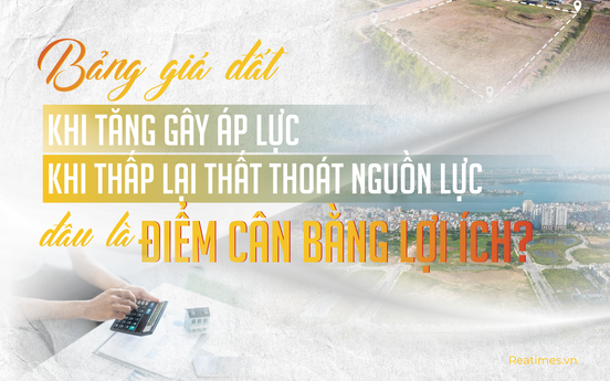 Xây dựng bảng giá đất mới: Hóa giải mâu thuẫn giữa "nguyên tắc thị trường" và "hài hòa lợi ích"