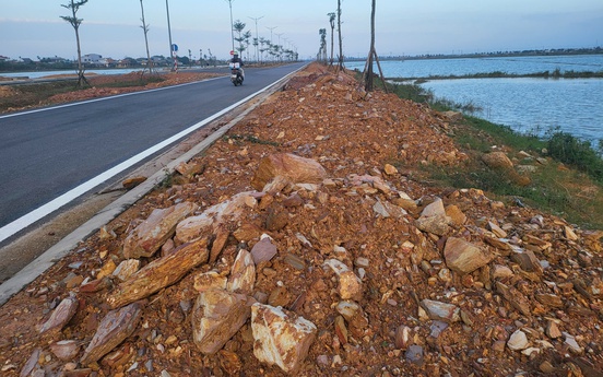 TP. Huế: Dự án đường gần 195 tỷ đồng dùng đá phong hóa san lấp