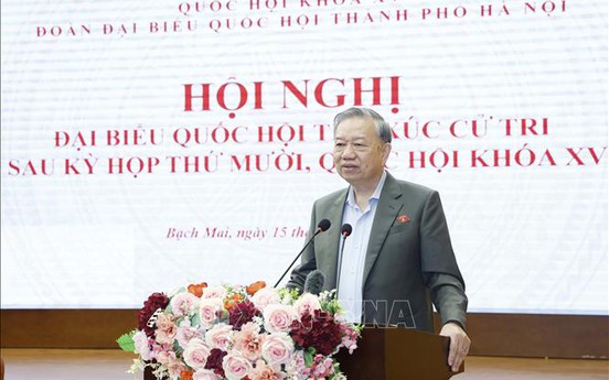 Tổng Bí thư Tô Lâm: Hà Nội tập trung vào 5 ưu tiên trong những định hướng lớn