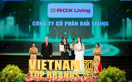 ROX Living được vinh danh “Top 10 Thương hiệu phát triển Bất động sản hàng đầu Việt Nam”