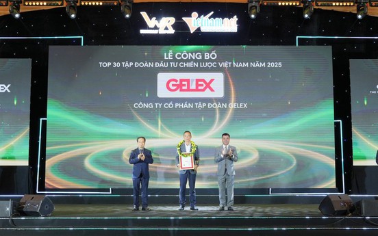 GELEX nổi bật tại bảng xếp hạng ALPHA30 - Top 30 Tập đoàn Đầu tư Chiến lược Việt Nam năm 2025