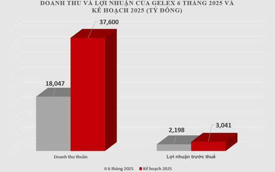 GELEX lãi kỷ lục trong quý II, lợi nhuận kinh doanh lõi tăng gần 3 lần cùng kỳ