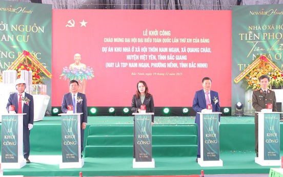 Bắc Ninh: 3 dự án nhà ở xã hội khởi công cùng 1 ngày