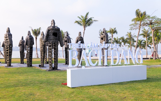Quảng Ninh: BIM Land khai mạc Triển lãm điêu khắc lấy cảm hứng từ chiến thắng Bạch Đằng
