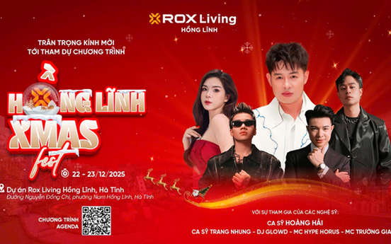 Điểm hẹn Giáng Sinh rộn ràng tại ROX Living Hồng Lĩnh