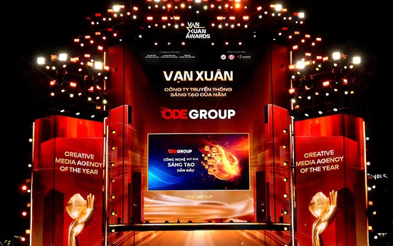 ODE Group được vinh danh “Công ty Truyền thông Sáng tạo của năm 2025” tại Vạn Xuân Awards