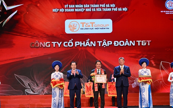 T&T Group được vinh danh tại Lễ tôn vinh doanh nhân, doanh nghiệp Thăng Long 2025