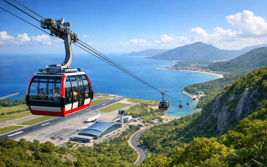 Việt Nam dự kiến làm tuyến cáp treo trên đảo kết nối đến sân bay xây từ thời Pháp thuộc