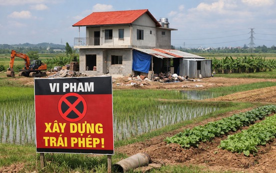 Hôm nay, Hà Nội chính thức cưỡng chế đối với 5 trường hợp xây dựng công trình trên đất nông nghiệp