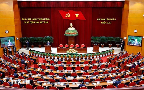 Thông báo Hội nghị lần thứ 15 Ban Chấp hành Trung ương Đảng khóa XIII