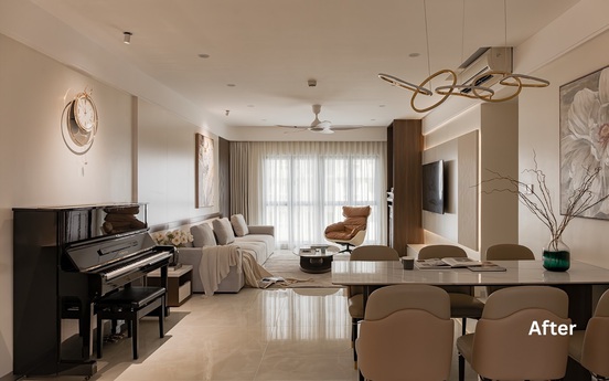 Ban công mở, ánh sáng ngập tràn: Không gian sống đáng mơ ước sau lần sửa nhà thứ 2