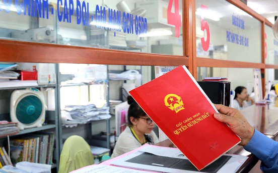 Hà Nội phê duyệt thủ tục cấp lại "sổ đỏ" bị mất theo hình thức trực tuyến toàn trình