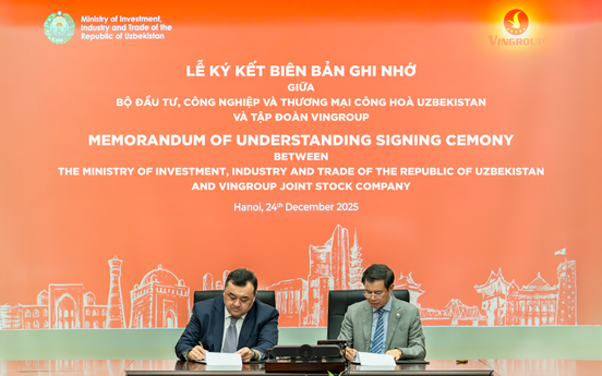 Vingroup công bố hợp tác chiến lược với chính phủ Uzbekistan, mở ra cơ hội đầu tư quy mô lớn tại Trung Á